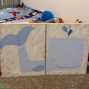 Whale canvas